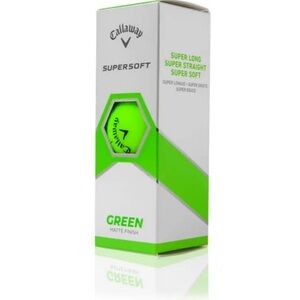 CALLAWAY Supersoft Matte Green Golf Balls 3 Pack Super Straight/Long